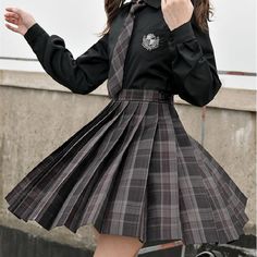 School Uniforms Winter, Mini Plaid Skirt, Girls Outwear, Grunge Skirt, Womens Pleated Skirt, Women Chiffon Blouse, Long Beach Dress, Women Sweaters Winter, Skirts Women