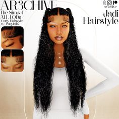 an image of a woman with long curly hair on the cover of fashion magazine archive