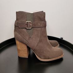 Aldo Nylander Suede Booties Size 7 Never Worn Do Not Have Original Box, But Can Send In A Different New Aldo Box. Casual Brown Booties With Block Heel, Brown Booties With Buckle Closure Medium Width, Brown Ankle Booties With Buckle Closure, Brown Booties With Buckle Closure, Aldo Shoes, Suede Booties, Boots Booties, Bootie Boots, Original Box