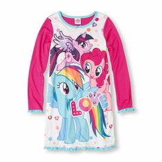 My Little Pony Long Sleeve Nightgown Pajama  Girl Size 8 Infants, Toddlers, & Kids Size (approx) Alpha Height in Inches Weight in lbs Age Chest in Inches Waist in Inches 0-3m   up to 22" up to 11 lbs 0-3 mos     3-6m   22-25" 11-15 lbs 3-6 mos     6-9m   25-27" 15-18 lbs 6-9 mos     9-12m   27-29" 18-22 lbs 9-12 mos     12-18m   27-31" 18-26 lbs 12-18 mos     18-24m   29-33" 22-29 lbs 18-24 mos     2T   31-34" 26-29 lbs 1-2 yrs 20½" 20" 3T   34-38" 29-33 lbs 2-3 yrs 21" 20½" 4T   38-42" 33-37 lb Summer Long Sleeve Nightgown For Overnight, Long Sleeve Summer Nightgown, Casual Multicolor Nightgown For Bedtime, Casual Multicolor Nightgown For Sleep, Spring Sleepover Multicolor Nightgown, Spring Multicolor Nightgown For Pajama Party, Multicolor Nightgown For Pajama Party In Spring, Multicolor Nightgown For Spring Pajama Party, Multicolor Spring Nightgown For Pajama Party