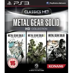 the metal gear solid collection is shown in this image