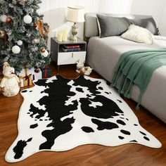 PRICES MAY VARY. ✔️『High-Quality Faux Cowhide Rug』 Our faux cowhide rugs are made from high-quality materials, which have a gorgeous appearance that will match your living room, bedroom, bathroom, nursery room or perfectly match your western-style furniture. ✔️『Great Gift』 This soft animal print rug is a great gift for little girls and boys, baby girls and boys, toddlers, and teenage girls who love the cute-style room decor. ✔️『Non-Slip Backing』 Our faux cowhide rugs have thousands of plastic si Western Room Decor, Animal Print Carpet, Cow Print Rug, Faux Cowhide Rug, Western Room, Rug Cute, Western Rooms, Carpets For Kids, Faux Cowhide