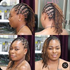 Loc Styles To The Side, Dread Lock Styles, Dread Hairstyles For Women Black, Short Loc Styles For Women Updo, Dyed Dreadlocks, How To Dye Hair, Locks Styles, Sisterlocks Styles Updo, Dreadlocks Styles