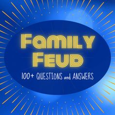 the logo for family fluid, which is featured in blue and yellow with stars around it