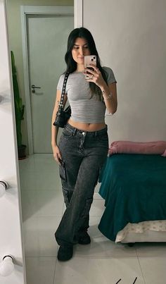 Cargo Pants Outfit, Baggy Style, Shein Outfits, Fashion Wear, Fashion Killa, Teen Fashion