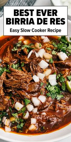 Mexican birria crockpot recipe Birria Crock Pot Recipes, Mexican Tacos Birria, Latino Dinner Recipes, Delicious Dinner Recipes Beef, Brisket Birria Tacos Recipe, Angus Beef Steak Recipes Crockpot, Birria Baked Potato, Slow Cooked Mexican Beef, London Broil Recipes Crock Pot Mexican