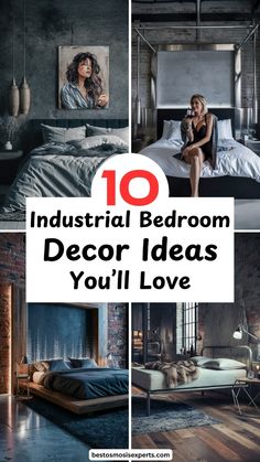 the top 10 industrial bedroom decor ideas you'll love to have in your home