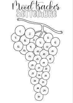 a coloring page with grapes and the words need to practice numbers in this color - by - number activity