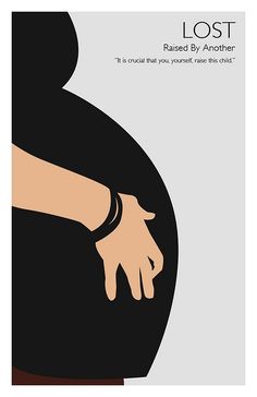 a pregnant woman's hand on her belly with the caption lost raised by another