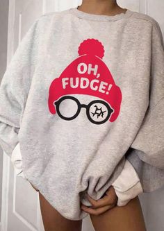 Oh Fudge Sweatshirt Christmas Easy 30 day return policy Christmas Sweatshirt Ideas, Fudge Christmas, Sweatshirt Ideas, Best Hoodies, Oh Fudge, Cute Shirt Designs, Sweatshirt Christmas, Christmas Hat, Diy Shirt