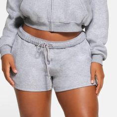 Nwt Brand New, Too Big For Me. Sporty Loungewear Shorts For Winter, Fleece Shorts, Cotton Fleece, Hair Jewelry, Womens Shorts, Brand New, Hair, Women Shopping, Color