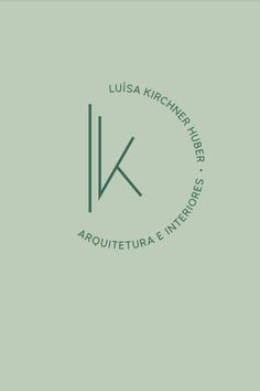 the logo for an architectural interior design firm, lusa krinner beiber