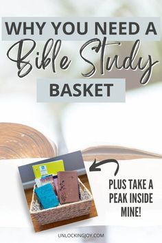 Why You Need a Bible Study Basket - And How to Make One! – Unlocking Joy