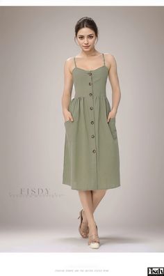 Fisdy - Classic Solid Color Spaghetti Strap Maxi Dress with Single Button Closure Suspenders Skirt, Strap Maxi Dress, Spaghetti Strap Maxi Dress, Sleeveless Maxi Dress, Types Of Skirts, Olivia Mark, Suspenders, Formal Occasion, Casual Outfit