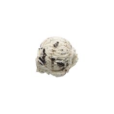 an ice cream ball on a white background