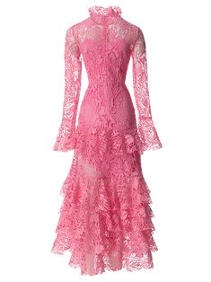 Material: Polyester, Cotton Lace & Ruffles detail Delicate dry clean Protect accessory before washing Cool iron Sample size S Our Style No. ZC_SETAI PINK