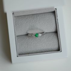 Solid gold emerald ring is perfect jewelry for an engagement ring, wedding and anniversary ring or just as bridesmaid gift. Emerald stacking ring is made of solid gold in a vintage and classic style. Emerald wedding band is designed for confident women! Diamond and emerald stacking ring is designed by Mialis. Choose from the variations the color of gold. If you are looking to make this piece even more custom and special, feel free to contact me! We will find a way to make something specially for Classic Green Stackable Rings For May Birthstone, Classic Green Diamond Stackable Ring, Classic Emerald Promise Ring With Birthstone, Elegant Green Stackable Diamond Ring, Classic Green Emerald Cut Stackable Rings, Classic Green Emerald-cut Stackable Rings, Classic Green Stackable Diamond Ring, Classic Emerald Ring For Promise, Green Emerald Stackable Rings With Prong Setting