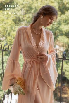 Luxury Satin Wedding Gown Bridal Gown Nightgown Satin Wedding Nightgown Satin Bridal Kimono Bathrobe Long Satin Bathrobe Long Bridesmaid Gown, Long Satin Gown For Wedding Night, Floor-length Sleepwear For Wedding Night, Pink Fitted Robe For Wedding Night, Long Satin Wedding Gown, Feminine Long Sleeve Robe For Wedding Night, Long Sleeve Feminine Wedding Night Robe, Elegant Long Sleeve Bridesmaid Sleepwear, Fitted Satin Robe For Wedding Night