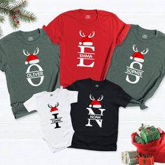 Custom Christmas Shirt, Family Christmas Tee, Holiday Matching Shirt, Family Outfits, Merry Xmas Shirt, Custom Family Shirt, Group Tee, Matching Christmas Shirt, Holiday Shirt, Christmas Tee, Christmas Gift Shirt, Christmas Tee, Matching Family Shirt, Christmas Party Tees, Family Matching Christmas   Welcome to our store!  -We specialize in funny, customizable apparel shirts in different colors and styles printed on ultra-soft, super comfortable, and breathable material.  -Solid colors %100 Cott Matching Family Christmas Shirts Tees, Red Family Matching Christmas Shirt, Family Matching Red Christmas Shirt, Winter Festive Family Matching T-shirts, Family Matching Holiday Shirt With Crew Neck, Festive Winter Shirt With Letter Print, Festive Winter Short Sleeve Shirt, Festive Short Sleeve Winter Shirt, Family Matching Christmas T-shirt