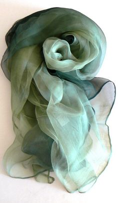 scarf Soft Summer Palette, Soft Summer Colors, Pure Silk Scarf, Soft Autumn, Green Scarf, Soft Summer, Color Analysis, Pocket Squares, Silk Painting