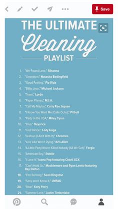 the ultimate cleaning playlist for all ages and abilitiess to help you clean your house