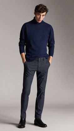 Office Outfit Men, Black Mens Fashion, Business Casual Men Work, Classy Man, Interview Outfit Men, Sweater Outfits Men