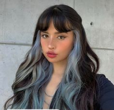 Under Hair Color, Color Block Hair, Light Purple Hair, Two Toned Hair, Hair Color Underneath, Hair Color Streaks, Hair Streaks, Hair Color Auburn, Dye Colors