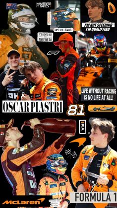 a collage of nascar drivers and their names