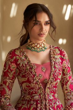 Maahru | Waniya by Mehr Azam Cultural Jewelry, Jewelry Beauty, Indian Accessories, Festival Trends, Anarkali Dress Pattern, Latest Bridal Dresses, Outfit Styling, Styling Fashion, Pakistani Fashion Party Wear