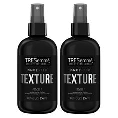 PRICES MAY VARY. 5-IN-1 BENEFITS, ONE PRODUCT: TRESemmé One Step 5-in-1 Texture Mist is a hair texture spray that delivers grip, strength, texture, and heat protection with a matte finish! FOR SOFT, BEACHY TEXTURE: This hair mist formula will help transform fine or flat hair with its 5-in-1 benefits, making your hair easier to style and delivering a manageable, matte finish HAIR MIST FOR FLAT HAIR: This multitasking hair care product is your one step to soft and beautifully nourished hair SALON Fine Hair Care, Texture Spray, Hair Mist, Flat Hair, Texturizing Spray, Natural Waves, Volume Hair, Nourishing Hair, Leave In