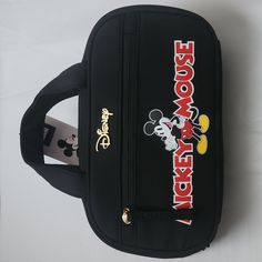 Brand New Disney Primark Mickey Mouse Cosmetic Bag. Disney Black School Bags, Disney Style Black School Bags, Black Disney Rectangular Bag, Black Mickey Mouse Travel Bag, Black Mickey Mouse Bag For Disney Fan Events, Disney Mickey Mouse Bags For Disney Trips, Disney Mickey Mouse Bags For Everyday Use, Disney Mickey Mouse Bags For Disney Fan Events, Disney Mickey Mouse Rectangular Bag