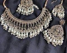 Polki Kundan Necklace Polki Designer Set Indian Wedding - Etsy Gold Jewelry Sets With Stone Work For Eid, Gold Jewelry For Eid Reception, Gold Jewelry Sets For Wedding And Eid, Heavy Jewelry Sets For Wedding Eid, Gold Choker For Wedding And Festive Occasions, Heavy Jewelry Sets For Wedding At Eid, Wedding Jewelry Sets With Intricate Design For Eid, Heavy Jewelry Sets For Wedding And Eid, Gold Wedding Choker For Festive Occasions