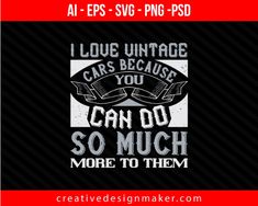 I love vintage cars because you can do so much more to them Print Ready Editable T-Shirt SVG Design! Retro Aesthetic Gif, Black Cars Aesthetic, Bmw Speed, Wallpaper Svg