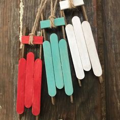 Personalize Ornaments, Clothes Pin Ornaments, Clothespin Crafts Christmas, Truck Ornament, Christmas Ornaments Personalized, Christmas Decorations Diy Crafts, Easy Christmas Ornaments