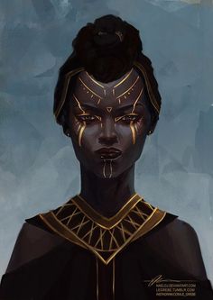 Afro Tattoo, Heroic Fantasy, High Priestess, Arte Inspo, Art Et Illustration, Arte Fantasy, Art And Illustration