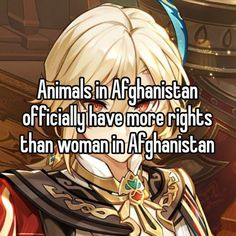 an animal in afghanistanan official have more rights than woman in afghanistan