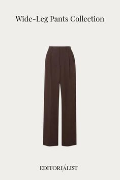 Discover the latest trends in designer wide-leg pants from Gucci, Saint Laurent, and Stella McCartney. Brown High-waisted Wide Leg Pants With Belt Loops, Retro Wide Leg Pants For Work In Fall, Retro Wide Leg Pants For Fall, Retro Wide-leg Pants For Workwear, Brown Wide Leg Pants With Welt Pockets, Retro Wide Leg Solid Color Pants, Retro Wide Leg Pants With Welt Pockets, Retro Wide-leg Pants With Welt Pockets, Pants Collection