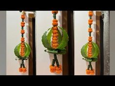 Flower Hanging Decorations, Flowers Toran Decorative Doors, Door Toran Flower, Real Flower Toran Designs Doors, Toran Diy Door Hangings, Leaf Toran Designs, Hanging Flower Decor Diy, Diwali Toran Ideas, Diwali Toran Diy Door Hangings