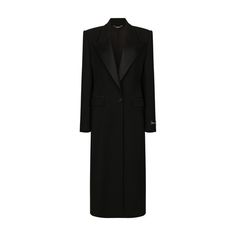 Find DOLCE & GABBANA Long Tuxedo Coat In Wool on Editorialist. Button fastening, front buttoned closure, button covered in the same fabric, patch detail, long-sleeved, logo at the back label, long, flap pockets, two front pockets Tuxedo Coat, Fabric Patch, Winter Coats Women, Covered Buttons, Long Coat, Winter Coat, Coats For Women, Dolce And Gabbana, Top Brands