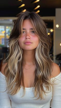 22 Stunning Front-Layered Haircut Ideas for Long Locks December Hair, Haircuts For Long Hair With Layers, Hair Inspiration Long, Hair 2024, בר מצווה, Long Locks, Hair Color And Cut, Long Layered Hair