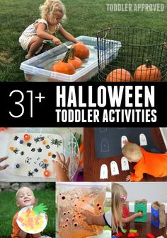 halloween activities for toddlers to play in the yard