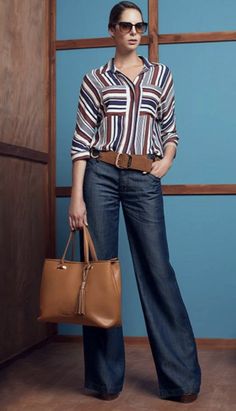 Mode Casual, Work Casual, Jean Outfits, Look Fashion, Jeans Style, Work Outfit, Casual Chic, Stylish Outfits, Casual Looks