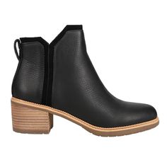 Meet our Chelsea-inspired lug boot. The water-resistant Hailey Water Resistant leather boot features a stylish outsole and streamlined profile for must-have versatility. Designed with a dual pull tabs for easy wear, plus cushy insoles for all-day comfort. $99.95 Lug Boots, Rounded Toe Boots, Black Boots Women, Leather Boot, Womens Toms, Boots Ankle, Nubuck Leather, Casual Boots, Easy Wear