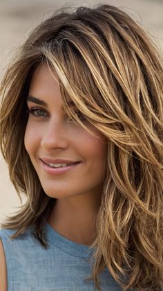 30 Shoulder Length Haircuts For Women: A Stylish and Versatile Choice - Bangz Hair Design Mid Length To Long Hair Styles, Shoulder Length Hair Center Part, Women Shoulder Length Haircut With Bangs, Long A Frame Haircut, Medium Length Hair Caramel Highlights, Mid Length Long Layers Haircut, Shoulder Length Hair Layers Curtain Bangs, Medium Length Chic Haircuts, Simple Shoulder Length Haircut