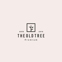 the old tree premium logo design