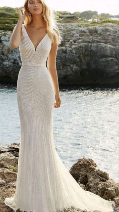 Wedding Dresses Photos, Styl Boho, Perfect Wedding Dress, Mermaid Fashion, Dress Picture, Beach Wedding Dress, Dream Wedding Dresses, Mermaid Wedding, Dream Dress