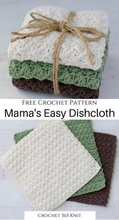 Easy Crochet Dishcloth, Giraffe Crochet, Crochet Dishcloth