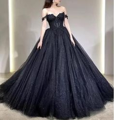 Vampire Oc, Black Lace Prom Dress, Glitter Wedding Dress, Gothic Wedding Dress, Sweetheart Prom Dress, Black Prom Dress, Black Prom