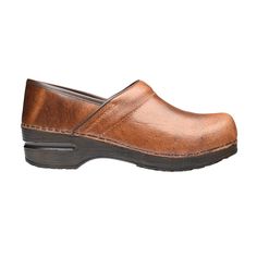 The Errol features a cognac-colored distressed leather upper, a padded instep and a microfiber insole with an anatomically correct footbed. The polyurethane outsole features a rocker bottom. This style is APMA approved and part of our Professional Collection. Please note: This leather is highly distressed and there can be wide variations in the leather pattern. Leather Pattern, Distressed Leather, Cognac, Rocker, Leather Upper, Leather, Pattern