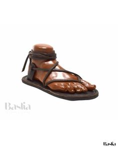 Baslia - Elegant and Fashionable Strappy Sandals Featuring a Toe Loop and Ankle Strap Adjustable Ankle Strap Sandals With Rubber Sole, Casual Adjustable Ankle Strap Barefoot Sandals, Flat Heel Strap Sandals For Beach, Adjustable Closed Toe Lace-up Sandals For Beach, Brown Slingback Sandals With Strap For Beach, Brown Toe Post Barefoot Sandals For Beach, Beach Sandals With Strap And Round Toe, Strap Sandals With Round Toe For Beach, Ankle Strap Sandals For The Beach